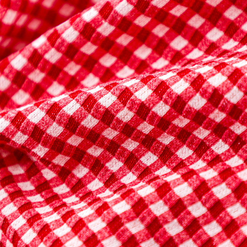 アンブロ　シアサッカーギンガムチェック　ジップアップブルゾン アンブロ シアサッカーギンガムチェック ジップアップブルゾン