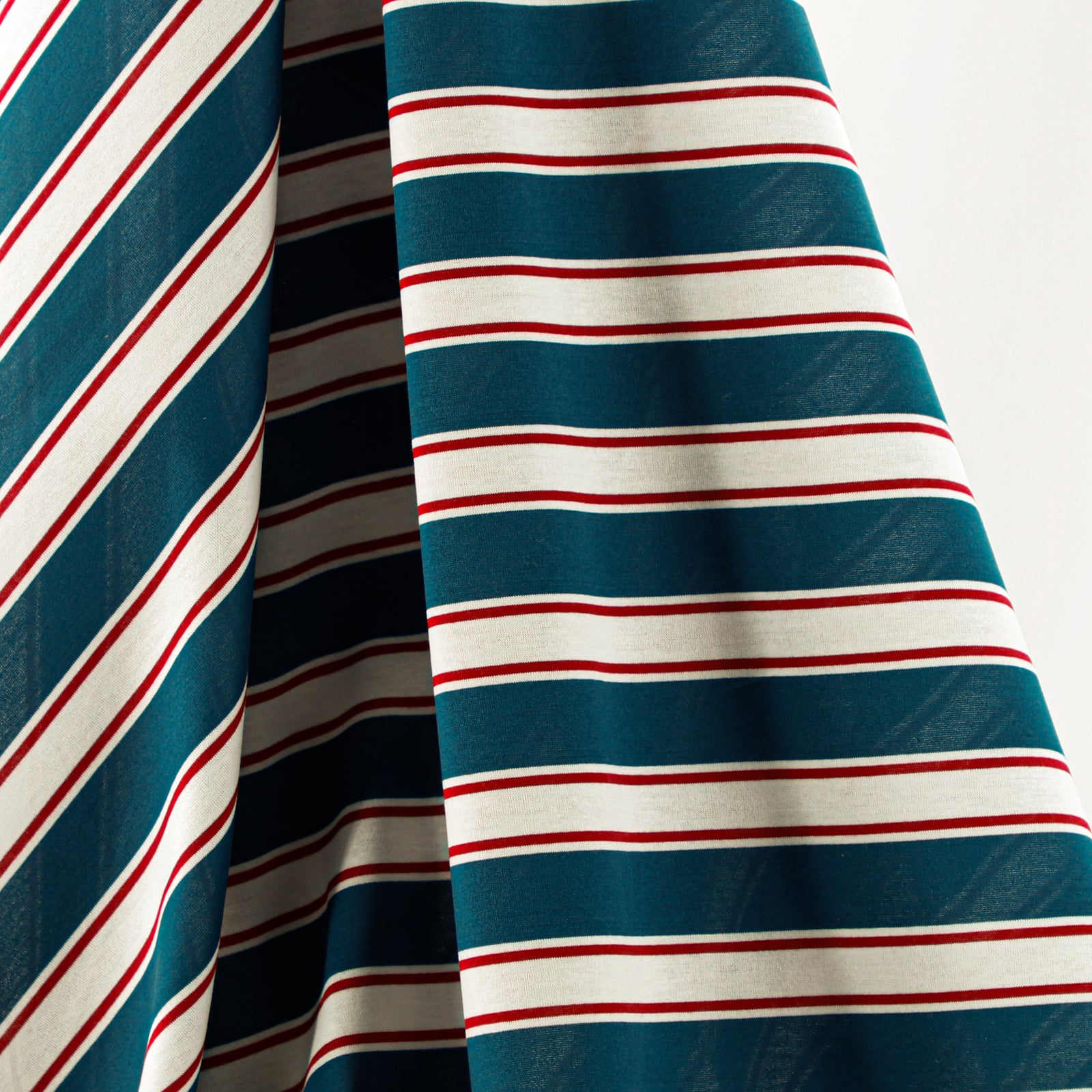 60/2シルケットマルチボーダー[007S0000657] | STYLEM FABRIC STORE