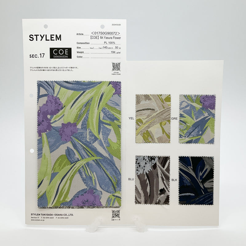 COE】Mr.YasuraFlower[017S0G90072] | STYLEM FABRIC STORE